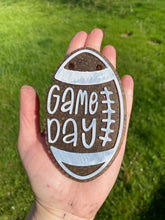 Load image into Gallery viewer, Brown Game Day Football Freshie
