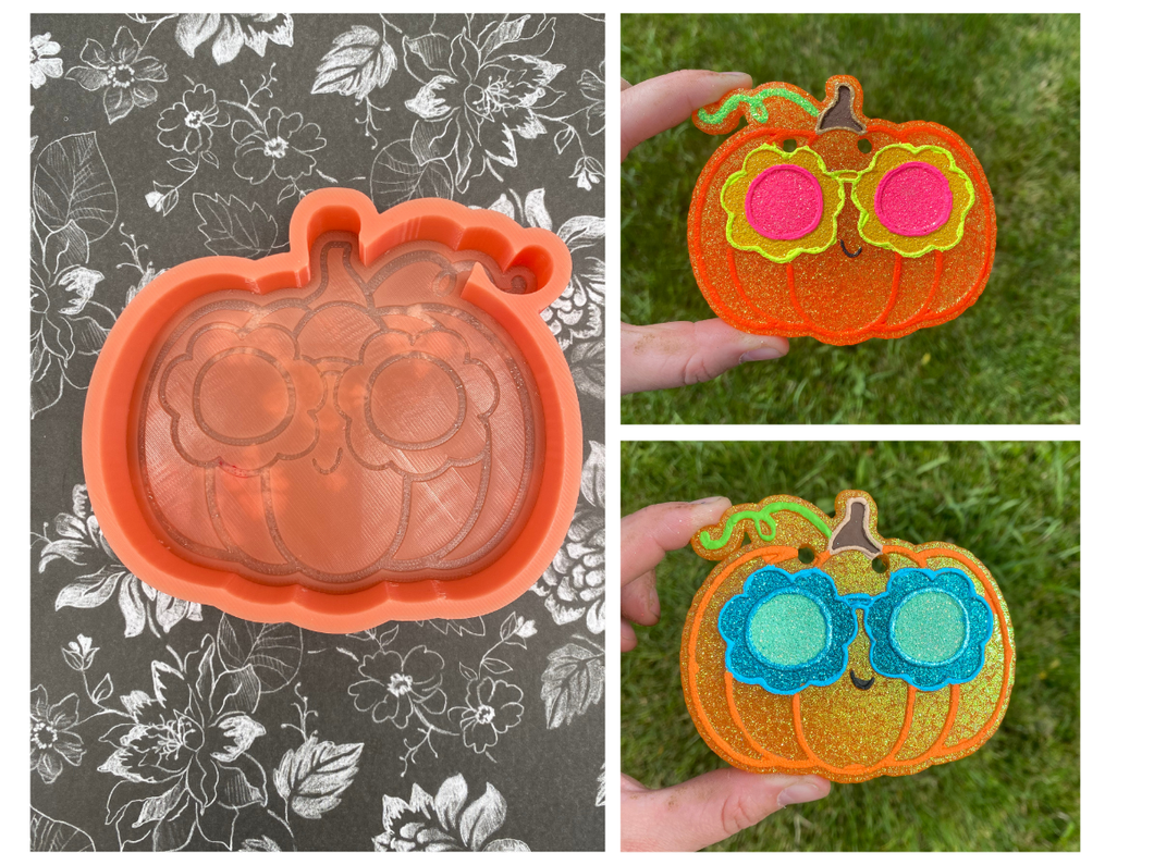 Pumpkin Flower Glasses Mold