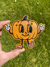 Load image into Gallery viewer, Retro Smile Pumpkin Freshie
