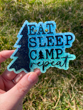 Load image into Gallery viewer, Eat Sleep Camp Repeat Camping Camper Campfire Freshie
