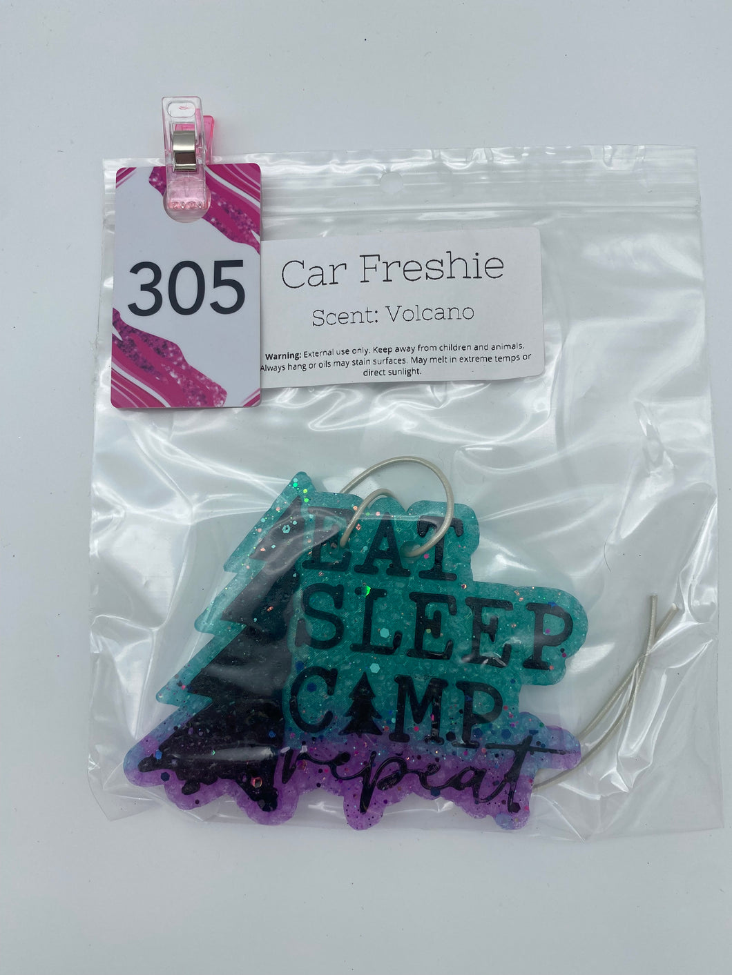 305- Eat Sleep Camp Repeat Summer - Volcano