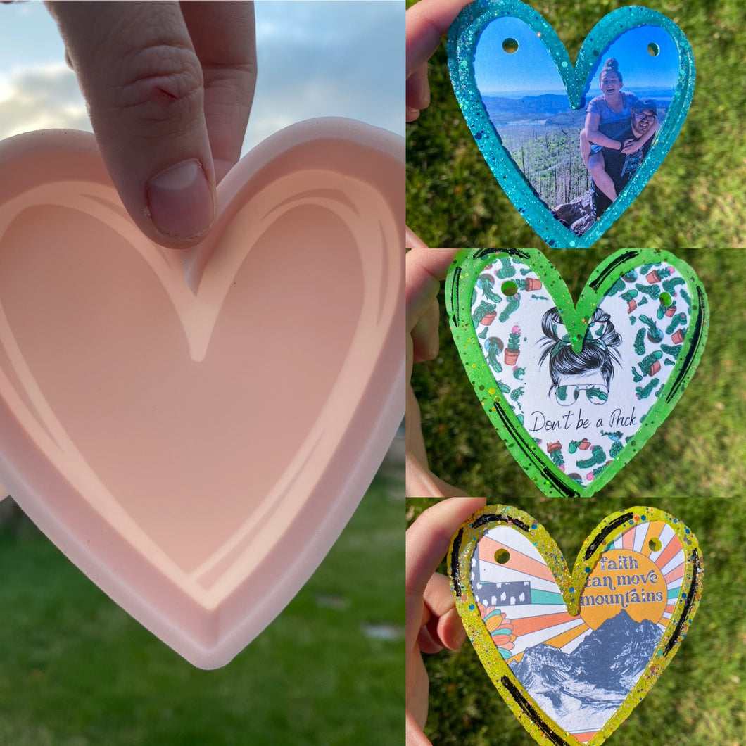 Heart Freshie Mold