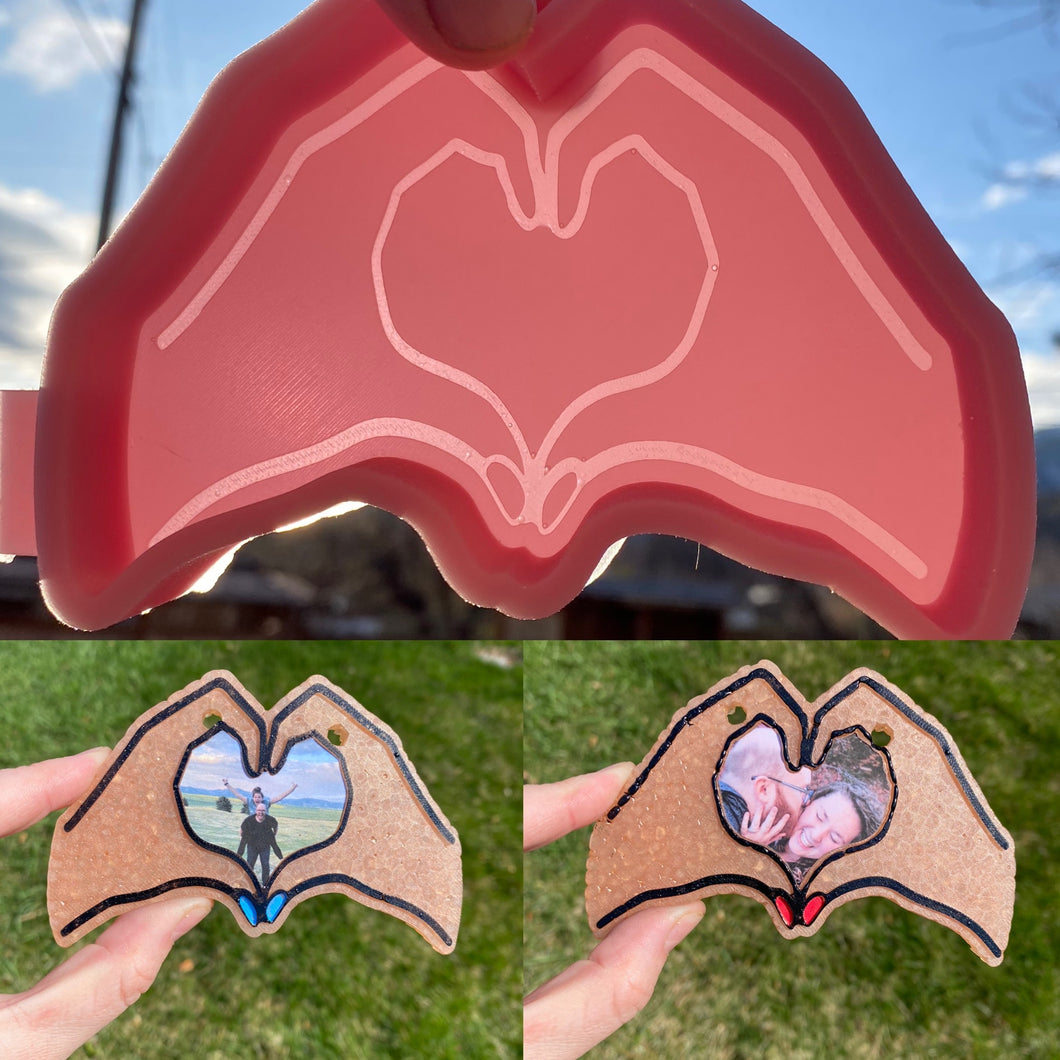 Heart Hands Mold