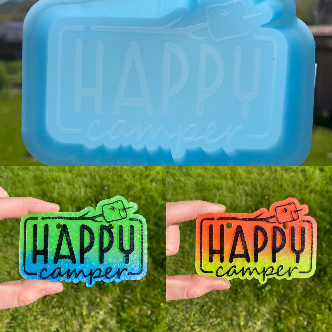 Happy Camper Marshmallow Roasting Stick Mold