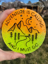 Load image into Gallery viewer, Adventure is Calling Camper Campfire Camping Freshie
