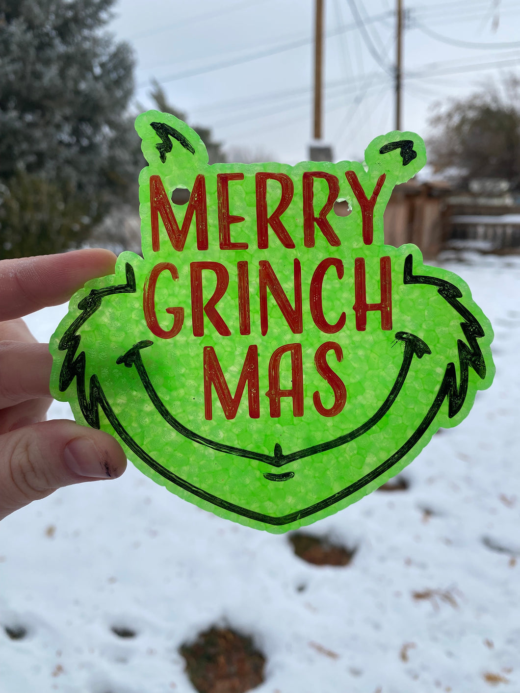 Grouch Merry Christmas Freshie