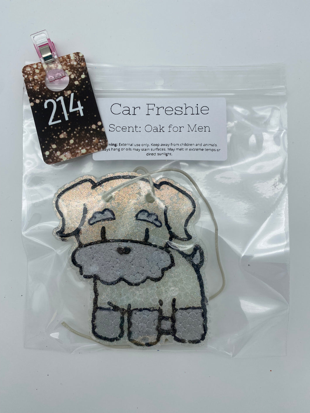 214- Schnauzer Dog - Oak for Men