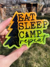 Load image into Gallery viewer, Eat Sleep Camp Repeat Camping Camper Campfire Freshie
