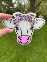 Load image into Gallery viewer, Cow with Bow Freshie
