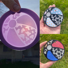 Load image into Gallery viewer, Cow Print Beach Ball Mold
