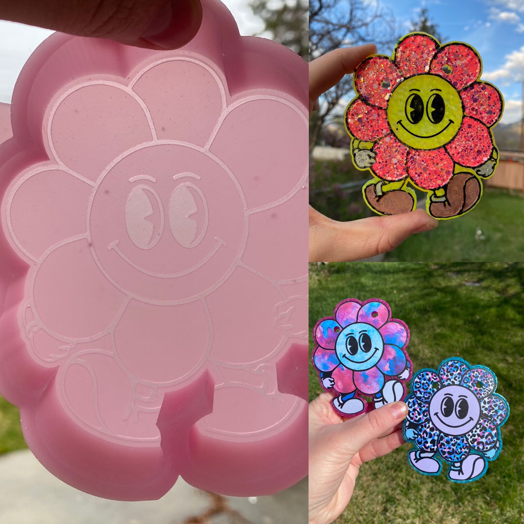 Retro Flower Mold