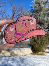 Load image into Gallery viewer, Cowboy Hat with Hearts Freshie
