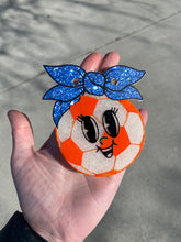 Load image into Gallery viewer, Soccer Ball with Bow Freshie Mold
