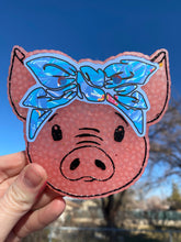 Load image into Gallery viewer, Pig with Bow Freshie
