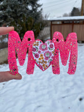 Load image into Gallery viewer, Mom Patterned Heart Freshie
