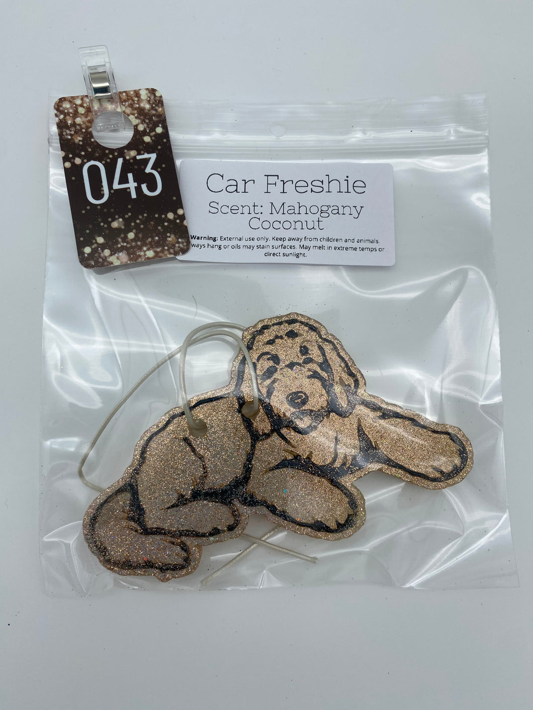 43- Goldendoodle Dog- Mahogany Coconut