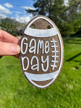 Load image into Gallery viewer, Brown Game Day Football Freshie
