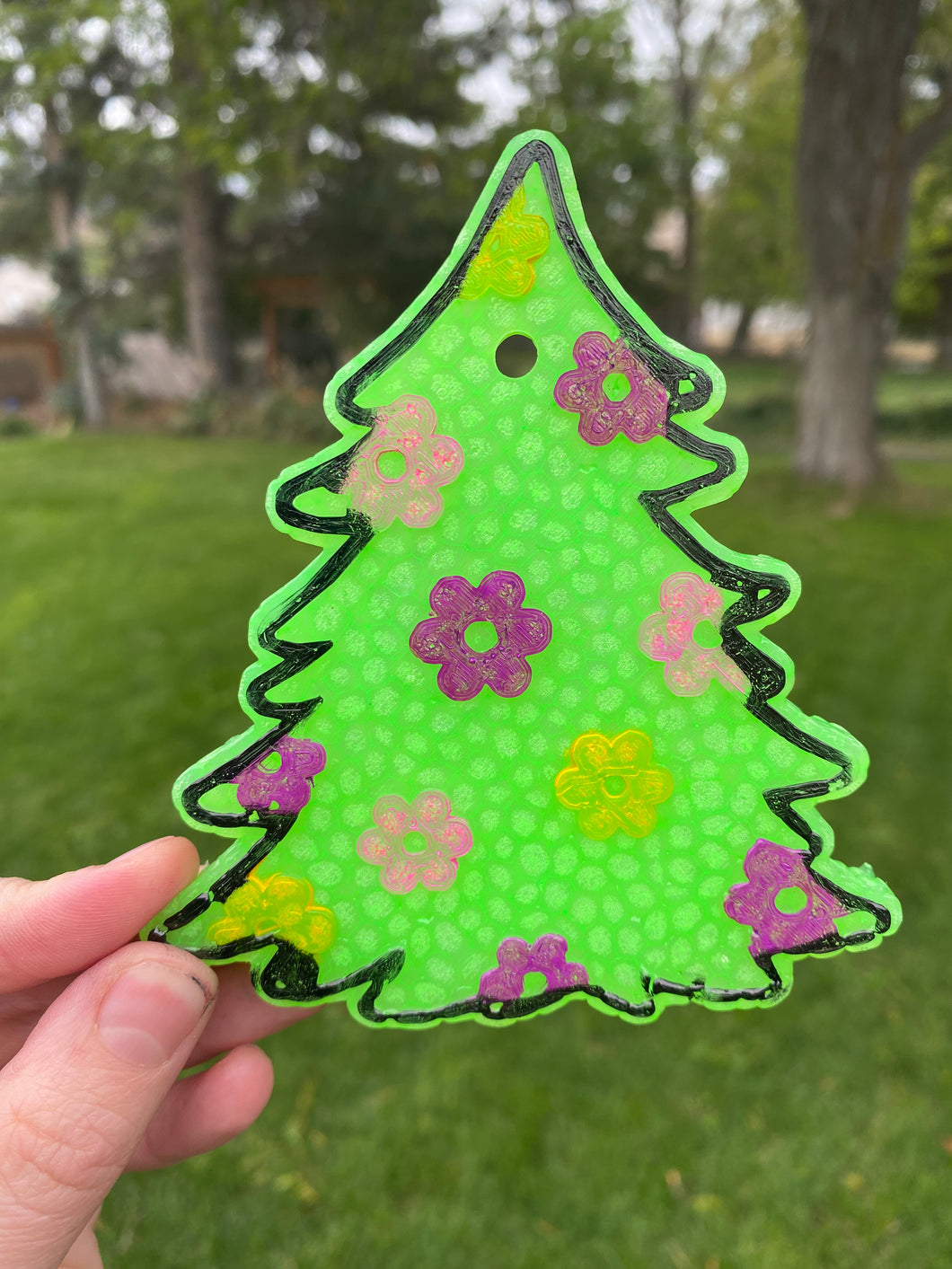 Christmas Floral Tree Freshie