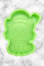 Load image into Gallery viewer, Christmas Kitten Freshie Mold
