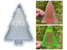 Load image into Gallery viewer, Oh Christmas Tree Freshie Mold, freshie making supplies, Christmas freshie mold, winter freshie molds, pine tree freshie mold,
