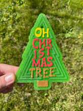 Load image into Gallery viewer, Oh Christmas Tree Freshie Mold, freshie making supplies, Christmas freshie mold, winter freshie molds, pine tree freshie mold,
