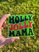 Load image into Gallery viewer, Holly Jolly Mama Freshie Mold, freshie making supplies, Christmas freshie mold, mom christmas molds, winter freshie mold,
