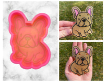 Load image into Gallery viewer, Frenchie Freshie Mold, French Bulldog Freshie Mold, Dog Breed Freshie Molds, Heat Safe Silicone Mold, Freshie Molds for Beginners
