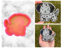 Load image into Gallery viewer, Dalmatian Freshie Mold, Dog Freshie Mold, Dog Breed Freshie Molds, Freshie Molds for Beginners, Heat Safe Silicone Mold, Simple Freshie mold
