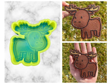 Load image into Gallery viewer, Moose Freshie Mold, Western Freshie Molds, Animal Freshie Mold, Forest animal freshie mold, guy freshie molds, hunting freshie molds
