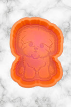 Load image into Gallery viewer, Maltese Freshie Mold, aroma bead molds, freshie making supplies, animal freshie molds, bestselling freshie molds, dog freshie molds
