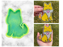 Load image into Gallery viewer, Shiba Inu Freshie Mold, Dog Freshie Mold, Dog Breed Freshie Molds, Freshie Molds for Beginners, Heat Safe Silicone Mold
