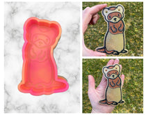 Load image into Gallery viewer, Ferret Freshie Mold, Western Freshie Molds, Animal Freshie Molds, Zoo Animal Freshie Mold, Heat Safe Silicone Mold, Affordable Freshie Mold
