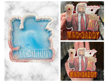 Load image into Gallery viewer, Trump Freshie Mold, Mac Daddy Trump 2024 Freshie, Republican Freshie Mold, Cardstock Freshie Mold, Silicone Mold, Political Freshie Molds
