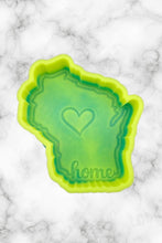 Load image into Gallery viewer, Wisconsin Freshie Mold, Home State Freshie Molds, USA Freshie Molds, Beginner Aroma Bead Molds, Wisconsin State Freshie Mold
