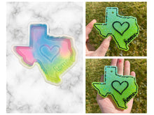 Load image into Gallery viewer, Texas Freshie Mold, Home State Freshie Molds, USA Freshie Molds, Beginner Aroma Bead Molds, Texas State Freshie Mold, Easy to Decorate
