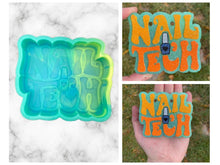 Load image into Gallery viewer, Nail Tech Freshie Mold, freshie molds for nail artist, nail salon silicone mold, manicure freshie mold, pedicure freshie mold
