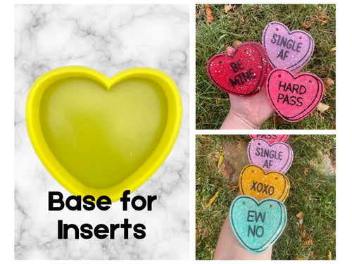 Conversation Heart Freshie Mold, Cardstock Freshie Molds with Inserts, Valentine Freshie Molds, Heart Freshie Mold, Freshie Making Supplies