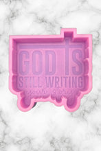 Load image into Gallery viewer, God is Still Writing Your Story Mold, religious freshie making supplies, Christian freshie molds, God Freshie Molds, Pray silicone mold
