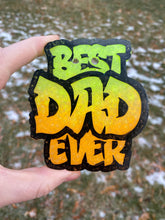 Load image into Gallery viewer, Best Dad Ever Freshie Mold, fathers day freshie mold, freshie making supplies, husband freshie ideas, dad freshie mold, car dad freshie mold
