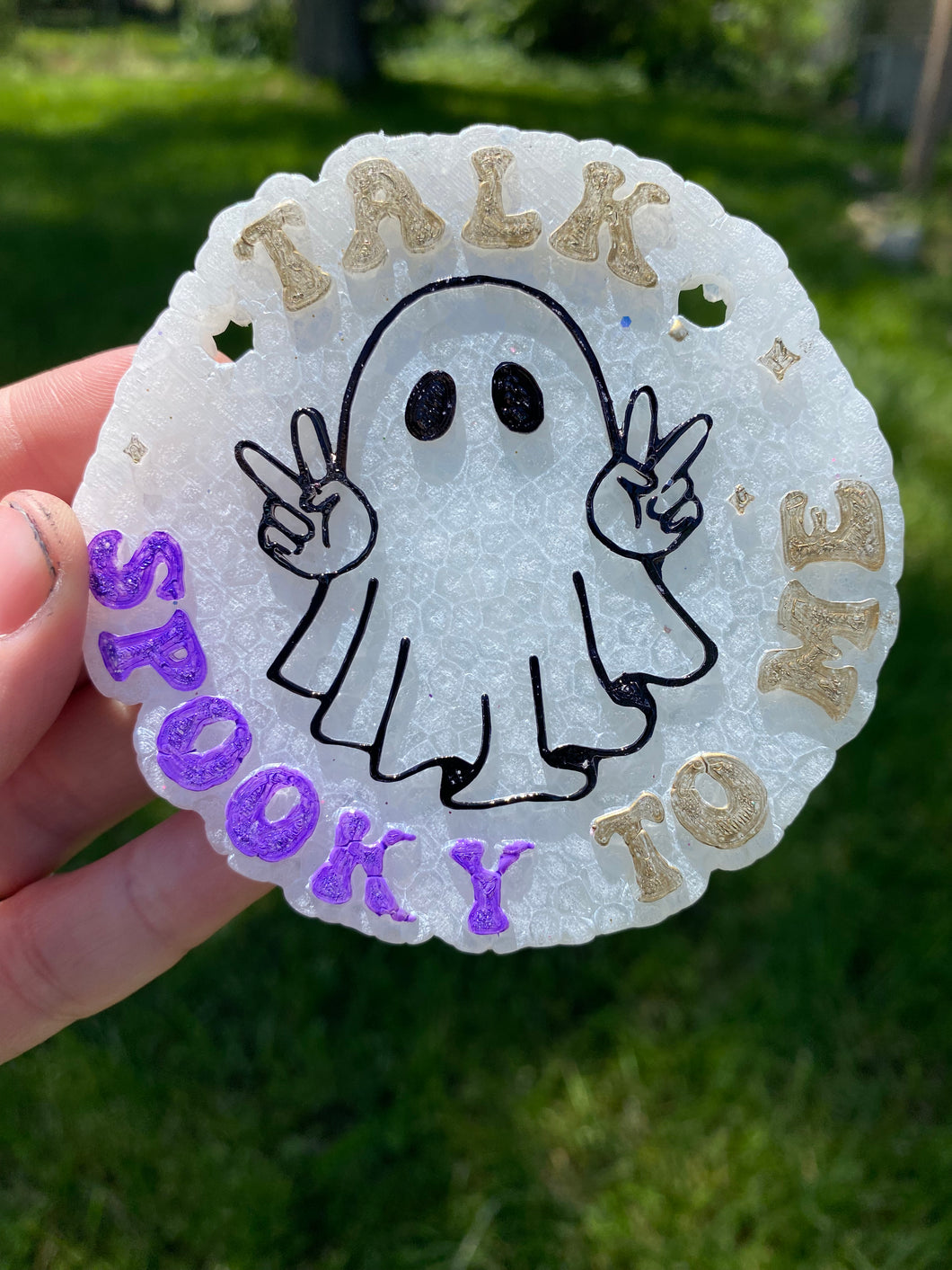 Talk Spooky To Me Ghost Freshie