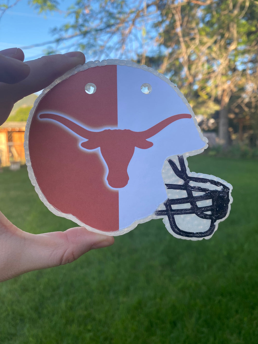 Longhorn Football Helmet Freshie