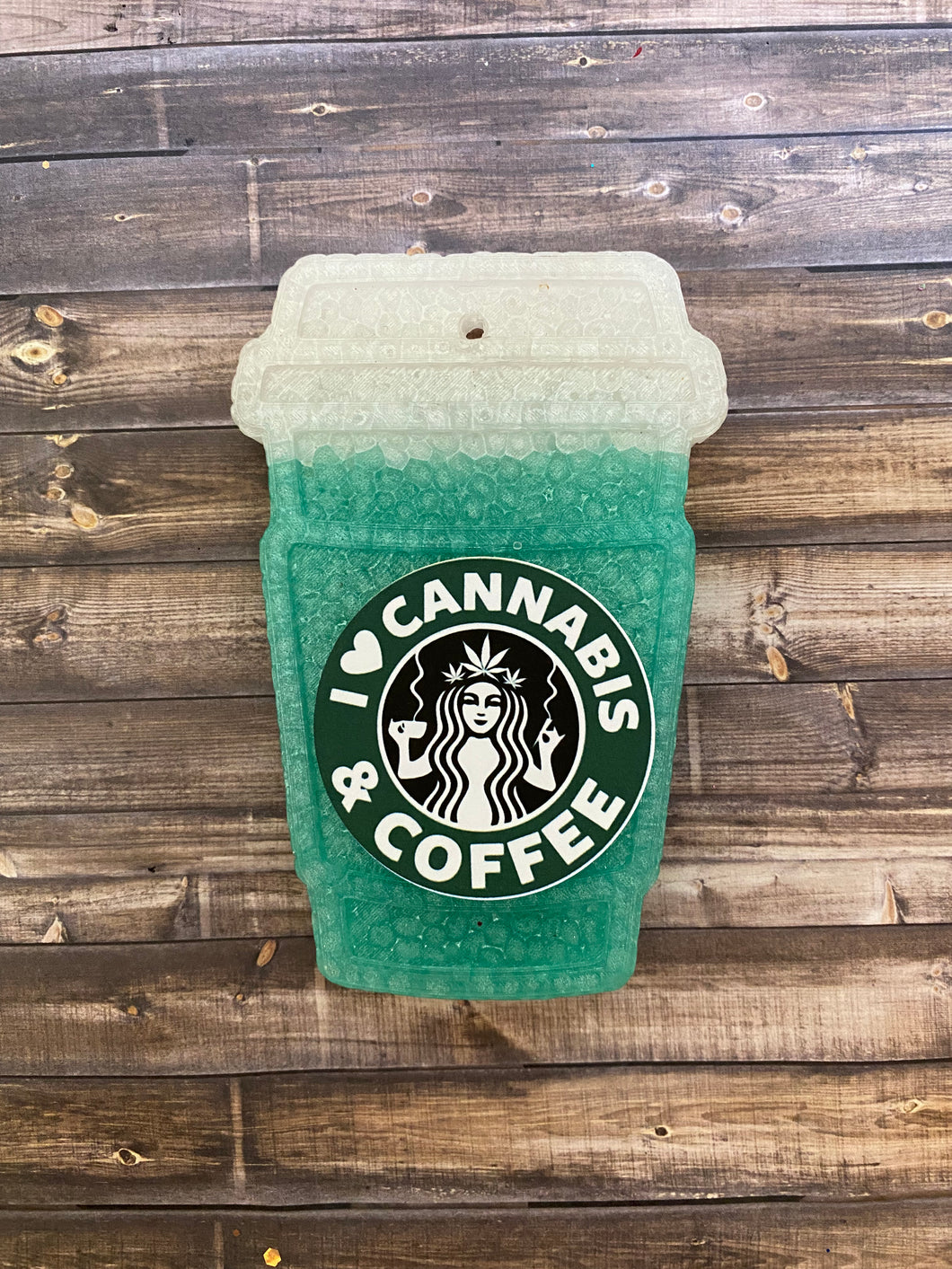 Cannabis Weed Coffee Cup Freshie