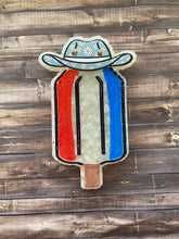 Load image into Gallery viewer, Bomb Pop with Cowboy Hat Freshie
