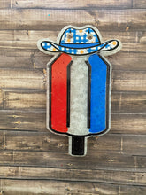 Load image into Gallery viewer, Bomb Pop with Cowboy Hat Freshie
