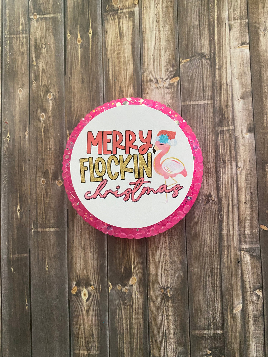 Merry Flockin Christmas Freshie