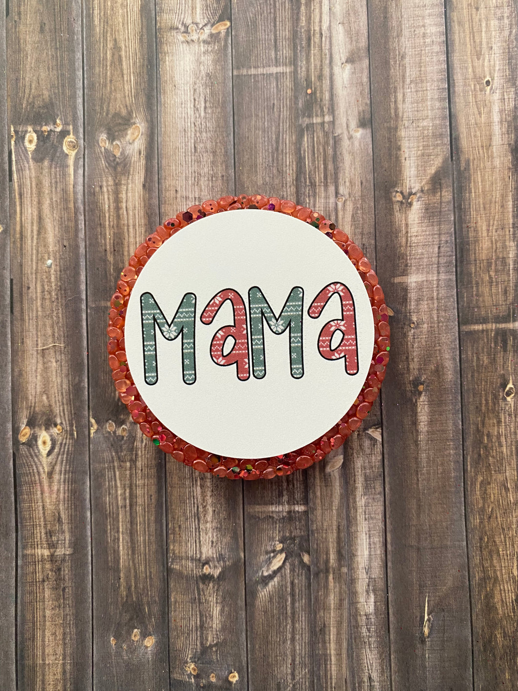 Mama Christmas Sweater Font Freshie