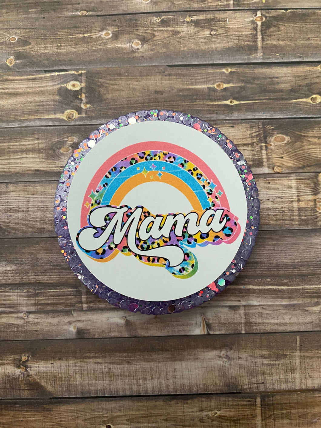 Mama Retro Rainbow Freshie